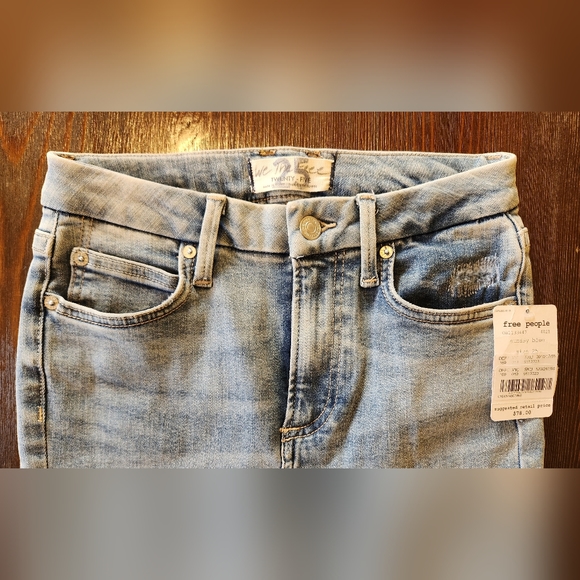NWT Free People We the FreeMontana Skinny Jean in Sunday BlueSize 25 - Picture 6 of 8